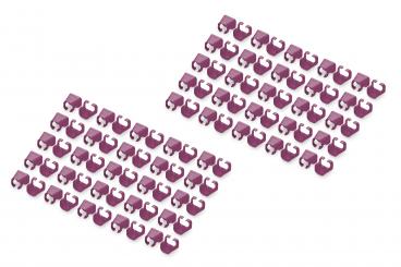 Color clips for Patch cable - Magenta 
