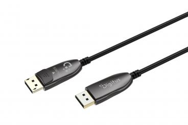 DisplayPort AOC Hibrit fiber optik kablo, UHD 8K, 10 m 