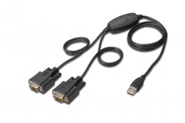 USB 2.0 - 2x RS232 Kablo 