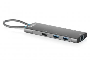 USB-C Bağlantı İstasyonu, 8 bağlantı noktalı 