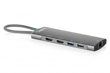 USB-C Bağlantı İstasyonu, 9 bağlantı noktalı 