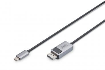 USB-C - DisplayPort adaptör kablosu, 8K / 30 Hz 