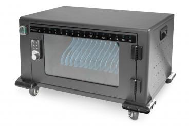 USB- C ile 13 inç'e kadar 16 tablet için mobil şarj dolabı 