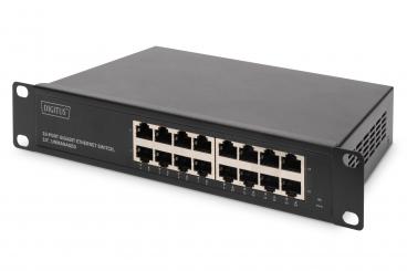 10" Gigabit 16-Port Yönetilmeyen Anahtar 