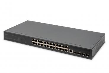 24 Portlu 10/100/1000 + 4SFP+ UPLINK Anahtar, 19", L2+ Özellikleri 