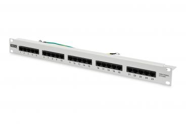 CAT 3 ISDN patch panel, ekransız 