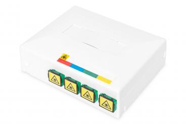 4x SC SX konnektör için FTTH kabin 