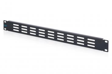 482,6 mm (19") panolar için havalandırma ızgaralı boş kapak 