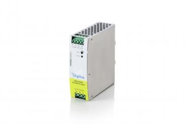 Endüstriyel güç kaynağı, 24 V DC, 5 A, 120 W, AC-DC, metal gövdeli, DIN rayına montaj için 