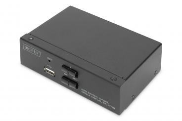 KVM-Switch, 2-Port, Tek Ekran, 4K, HDMI® 