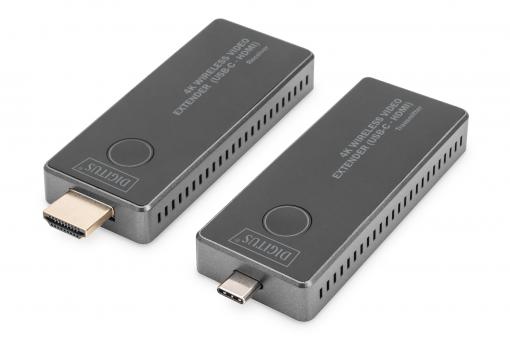 4K Kablosuz Video Genişletici, 30 m (USB-C - HDMI), 4K/30Hz 